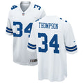 Mens Dallas Cowboys #34 Jalen Thompson Nike White Vapor F.U.S.E. Limited Jersey