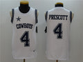 Men’s Dallas Cowboys #4 Dak Prescott Nike White Vest Limited Jersey