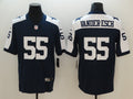 Men’s Dallas Cowboys #55 Leighton Vander Esch Nike Navy Alternate Vapor Limited Jersey