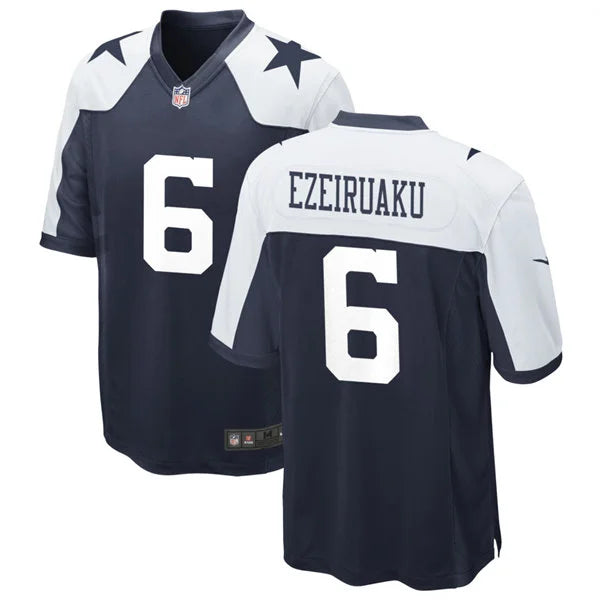 Mens Dallas Cowboys #6 Donovan Ezeiruaku Nike Navy Alternate Vapor F.U.S.E. Limited Jersey
