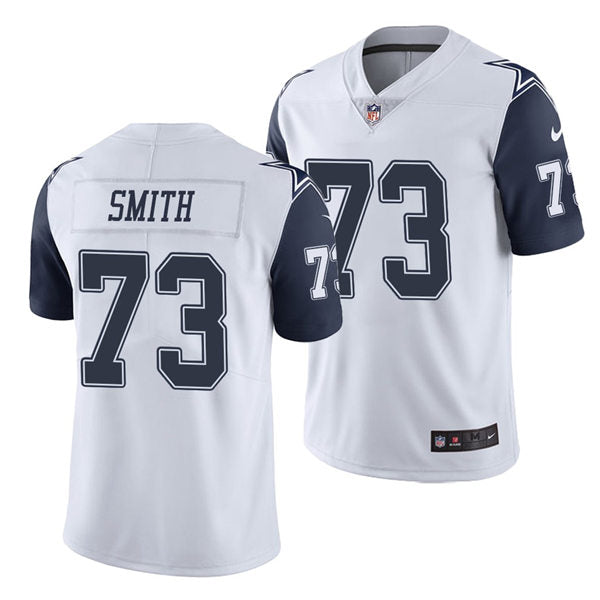 Men’s Dallas Cowboys #73 Tyler Smith Nike White Color Rush Legend Player Jersey