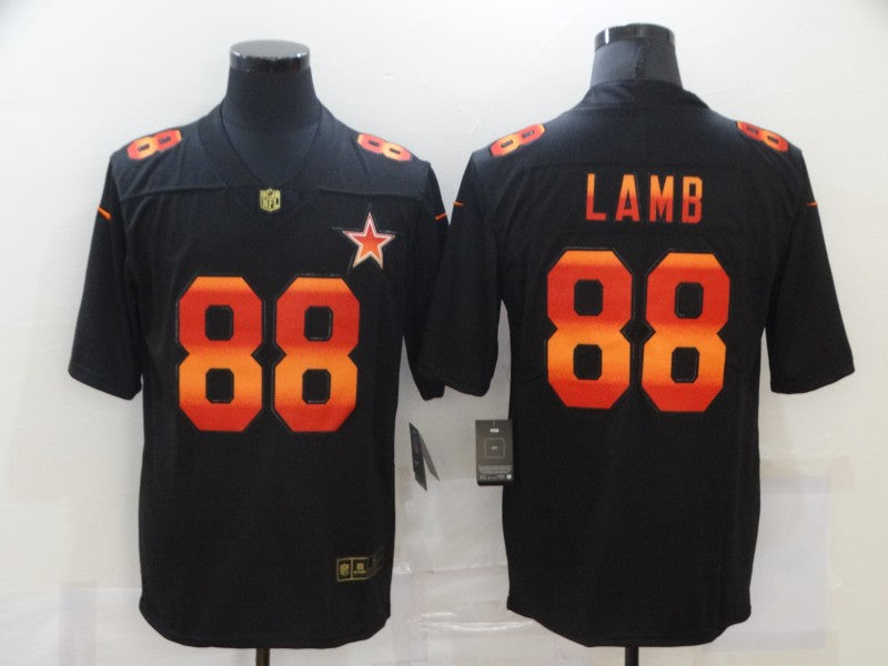 Men’s Dallas Cowboys #88 CeeDee Lamb Black Jersey