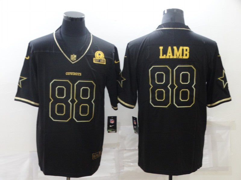 Men’s Dallas Cowboys #88 CeeDee Lamb Black Jersey