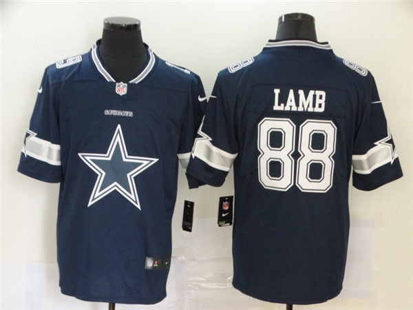 Men’s Dallas Cowboys #88 CeeDee Lamb Navy Nike Team Icon Jersey