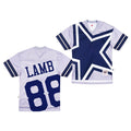 Men’s Dallas Cowboys #88 CeeDee Lamb Nike Gray Big Face Football Jersey