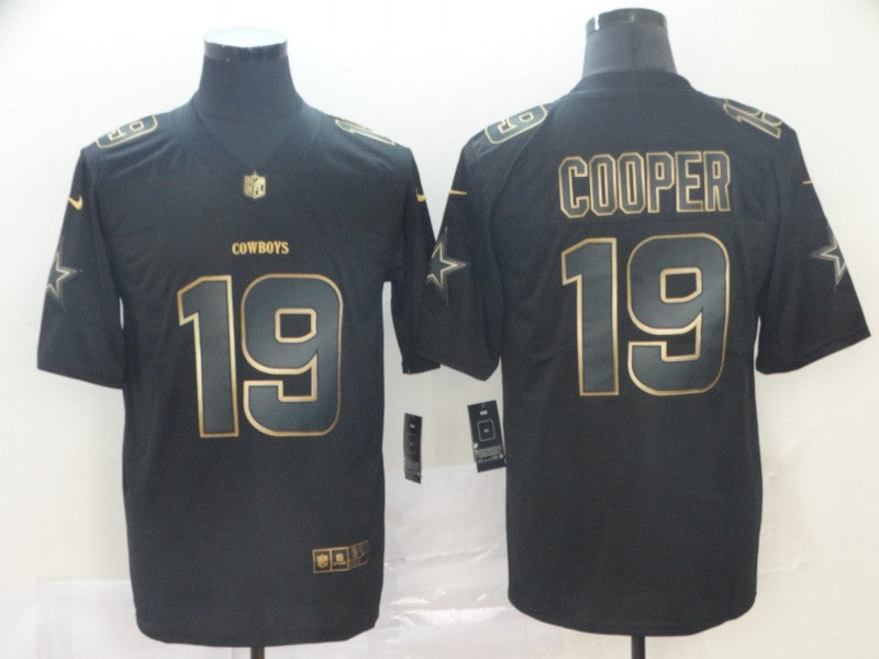 Men’s Dallas Cowboys Amari Cooper #19 Black Jersey
