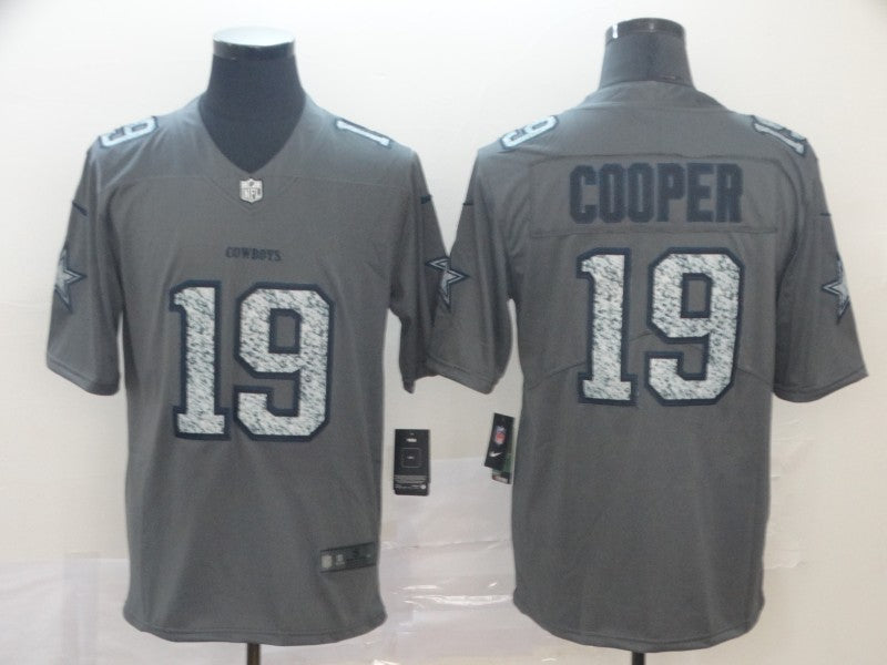 Men’s Dallas Cowboys Amari Cooper #19 Gray Jersey