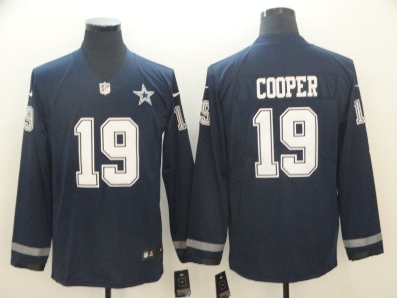 Men’s Dallas Cowboys Amari Cooper #19 Navy Jersey