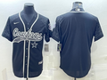 Men’s Dallas Cowboys Black RFLCTV Limited Blank Jersey