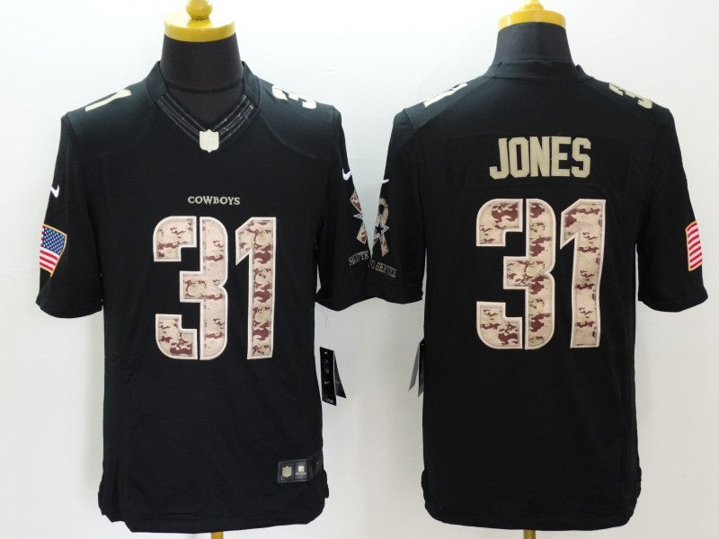 Men’s Dallas Cowboys Byron Jones #31 Black Jersey