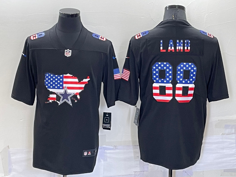 Men’s Dallas Cowboys CeeDee Lamb #88 Black Team Jersey