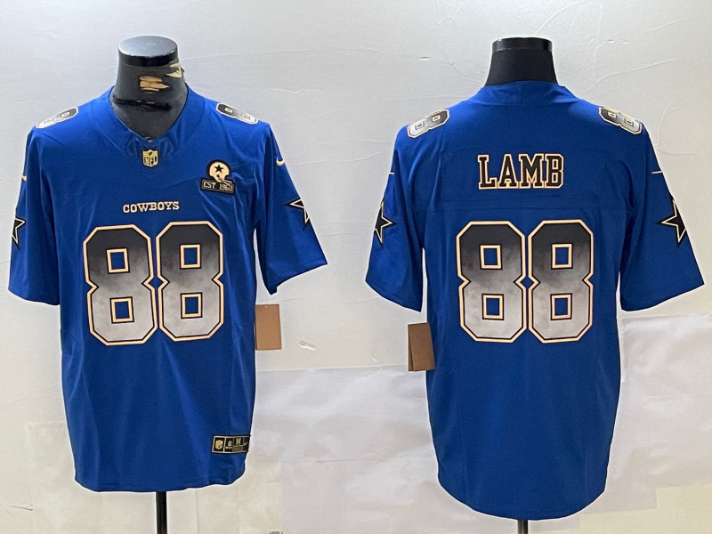 Men’s Dallas Cowboys CeeDee Lamb #88 Blue Jersey