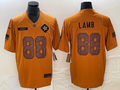 Men’s Dallas Cowboys CeeDee Lamb #88 Brown 2023 Salute To Service Limited Jersey