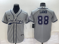Men’s Dallas Cowboys CeeDee Lamb #88 Gray Jersey Joint Edition