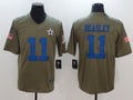 Men’s Dallas Cowboys Cole Beasley #11 Brown Jersey
