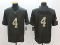 Men’s Dallas Cowboys Dak Prescott #4 Army Green Jersey