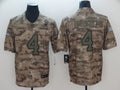 Men’s Dallas Cowboys Dak Prescott #4 Camouflage Jersey