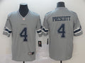 Men’s Dallas Cowboys Dak Prescott #4 Gray Inverted Legend Jersey