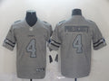 Men’s Dallas Cowboys Dak Prescott #4 Gray Jersey