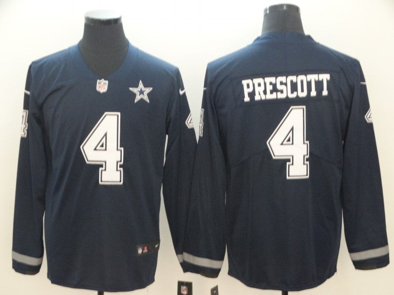 Men’s Dallas Cowboys Dak Prescott #4 Navy Alternate Jersey
