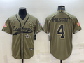 Men’s Dallas Cowboys Dak Prescott #4 Olive 2022 Salute To Service Limited Jersey Joint Edition