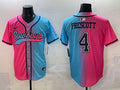 Men’s Dallas Cowboys Dak Prescott #4 Pink/Blue Jersey