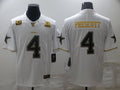 Men’s Dallas Cowboys Dak Prescott #4 White Jersey