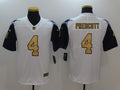 Men’s Dallas Cowboys Dak Prescott #4 White Team Jersey