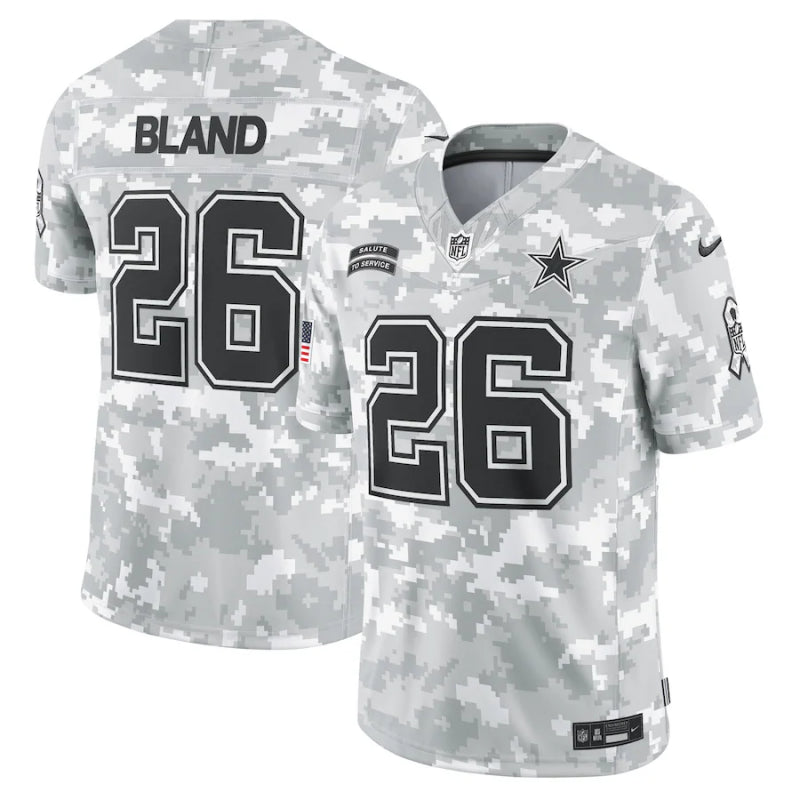 Men’s Dallas Cowboys DaRon Bland #26 Arctic Camo 2024 Salute to Service Limited Jersey