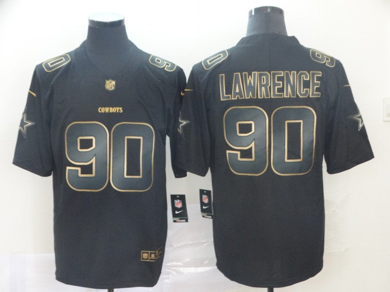 Men’s Dallas Cowboys DeMarcus Lawrence #90 Black Jersey