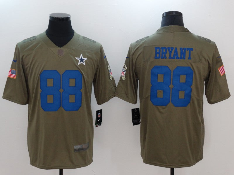 Men’s Dallas Cowboys Dez Bryant #88 Brown Jersey