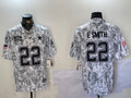 Men’s Dallas Cowboys Emmitt Smith #22 Arctic Camo 2024 Salute to Service Retired Limited Jersey