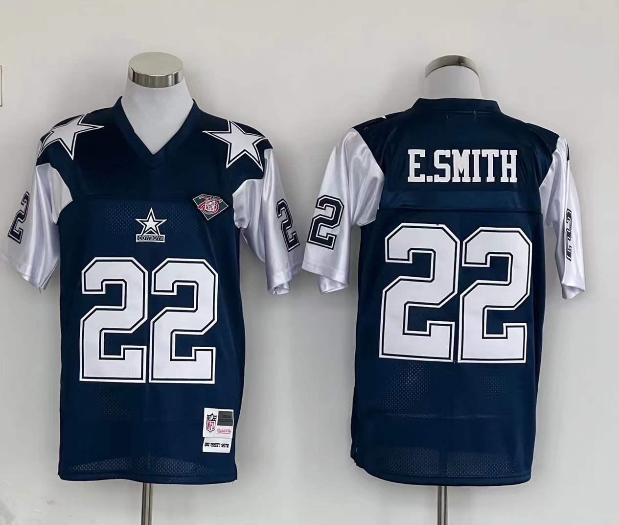 Men’s Dallas Cowboys Emmitt Smith Mitchell & Ness Navy Legacy Jersey