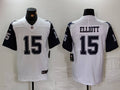 Men’s Dallas Cowboys Ezekiel Elliott #15 White 2nd Alternate Legend Jersey