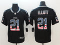 Men’s Dallas Cowboys Ezekiel Elliott #21 Black Authentic Jersey