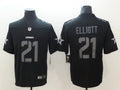 Men’s Dallas Cowboys Ezekiel Elliott #21 Black Team Jersey