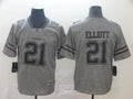 Men’s Dallas Cowboys Ezekiel Elliott #21 Gray Alternate Jersey