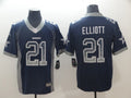 Men’s Dallas Cowboys Ezekiel Elliott #21 Navy Alternate Jersey