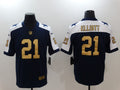 Men’s Dallas Cowboys Ezekiel Elliott #21 Navy Jersey