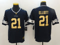 Men’s Dallas Cowboys Ezekiel Elliott #21 Navy Jersey