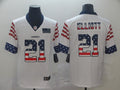 Men’s Dallas Cowboys Ezekiel Elliott #21 White Authentic Jersey