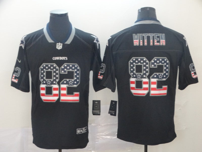 Men’s Dallas Cowboys Jason Witten #82 Black Jersey