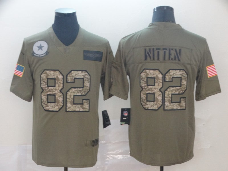Men’s Dallas Cowboys Jason Witten #82 Brown Jersey