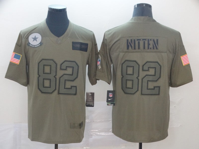 Men’s Dallas Cowboys Jason Witten #82 Brown Jersey