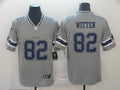 Men’s Dallas Cowboys Jason Witten #82 Gray Inverted Legend Jersey