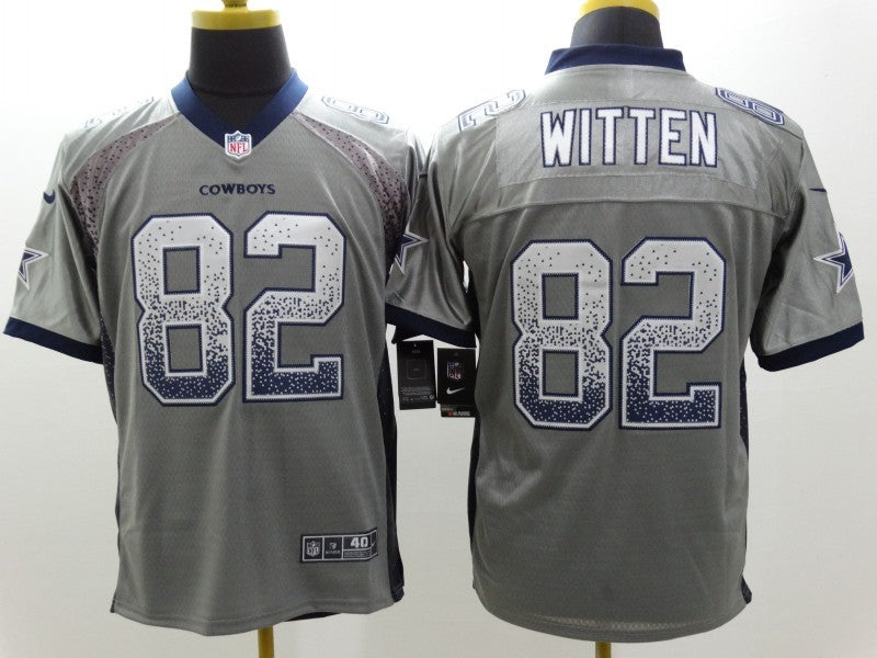 Men’s Dallas Cowboys Jason Witten #82 Gray Jersey