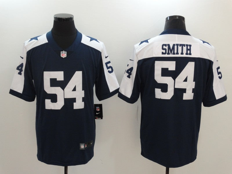 Men’s Dallas Cowboys Jaylon Smith #54 Navy Alternate Jersey