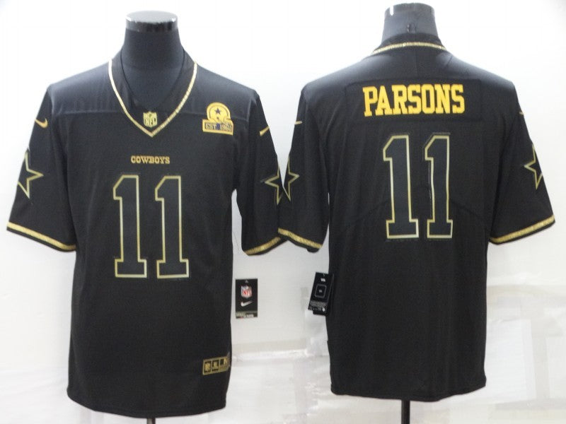 Men’s Dallas Cowboys Micah Parsons #11 Black Jersey