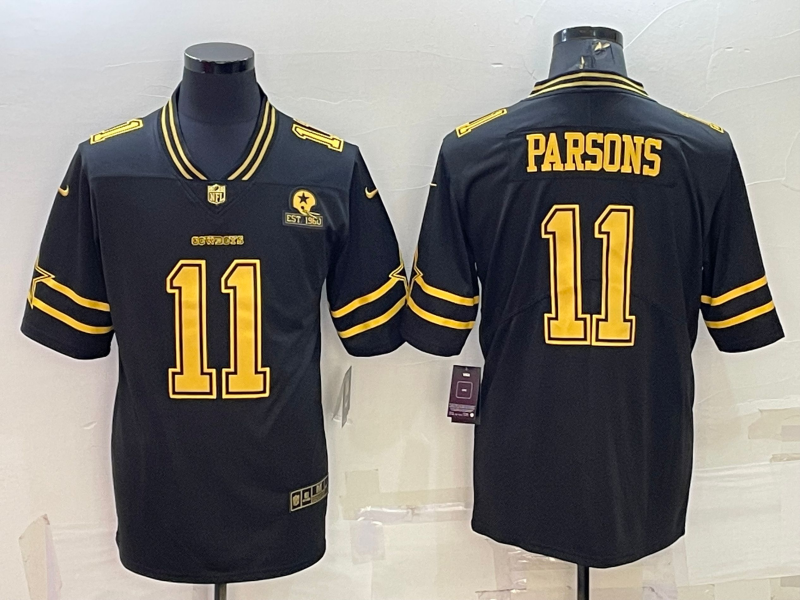 Men’s Dallas Cowboys Micah Parsons #11 Black Jersey