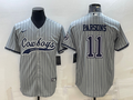 Men’s Dallas Cowboys Micah Parsons #11 Gray Jersey Joint Edition